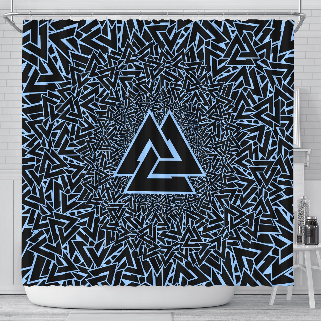 viking-shower-curtain-valknut-pastel