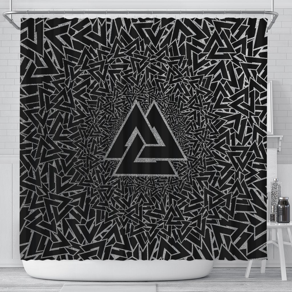 viking-shower-curtain-valknut-silver