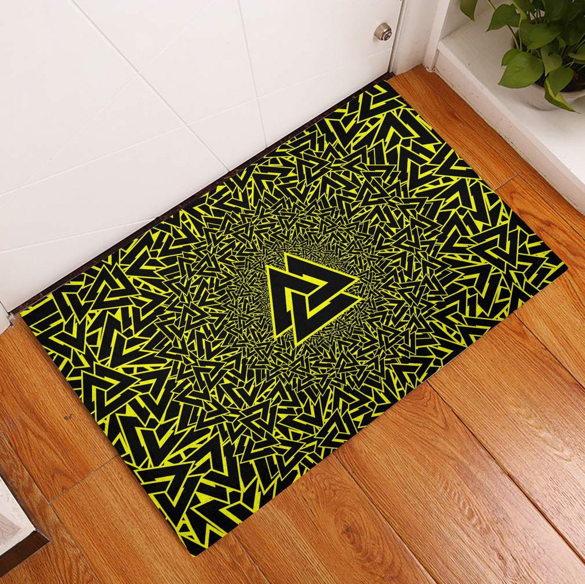 viking-doormat-rubber-base-doormat-valknut-yellow