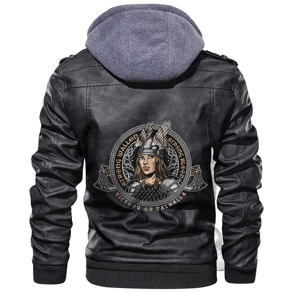 Viking Jacket Viking Valkyrie Leather Jacket RLT12 - Wonder Print Shop