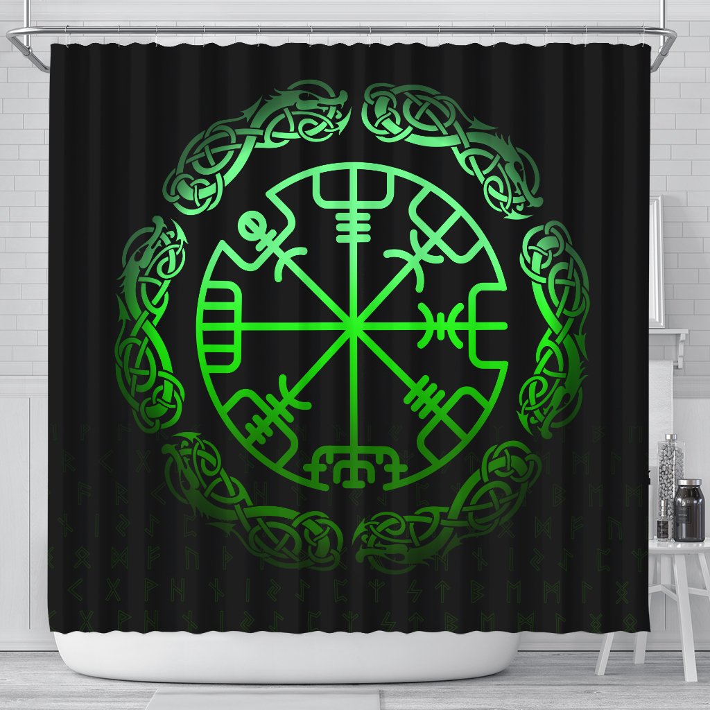 viking-shower-curtain-vegvisir-special-green