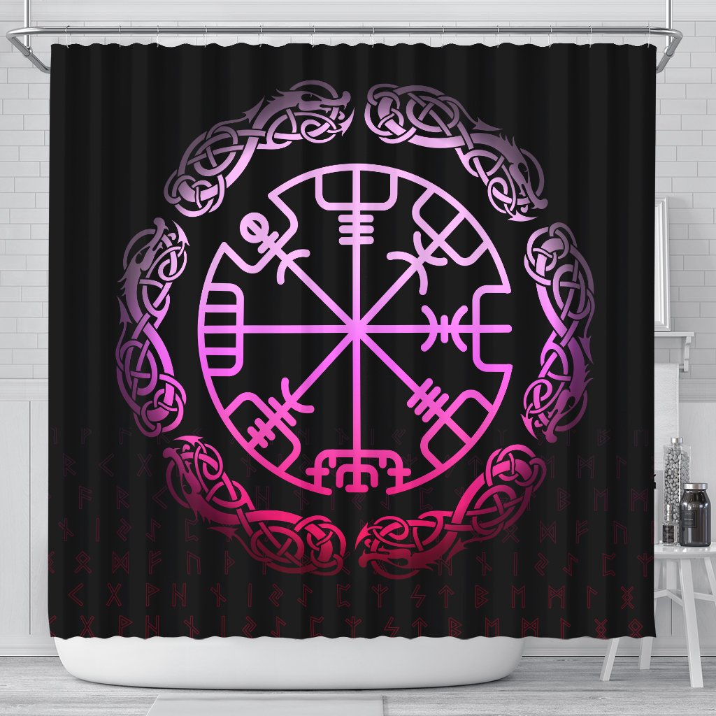 viking-shower-curtain-vegvisir-special-pink