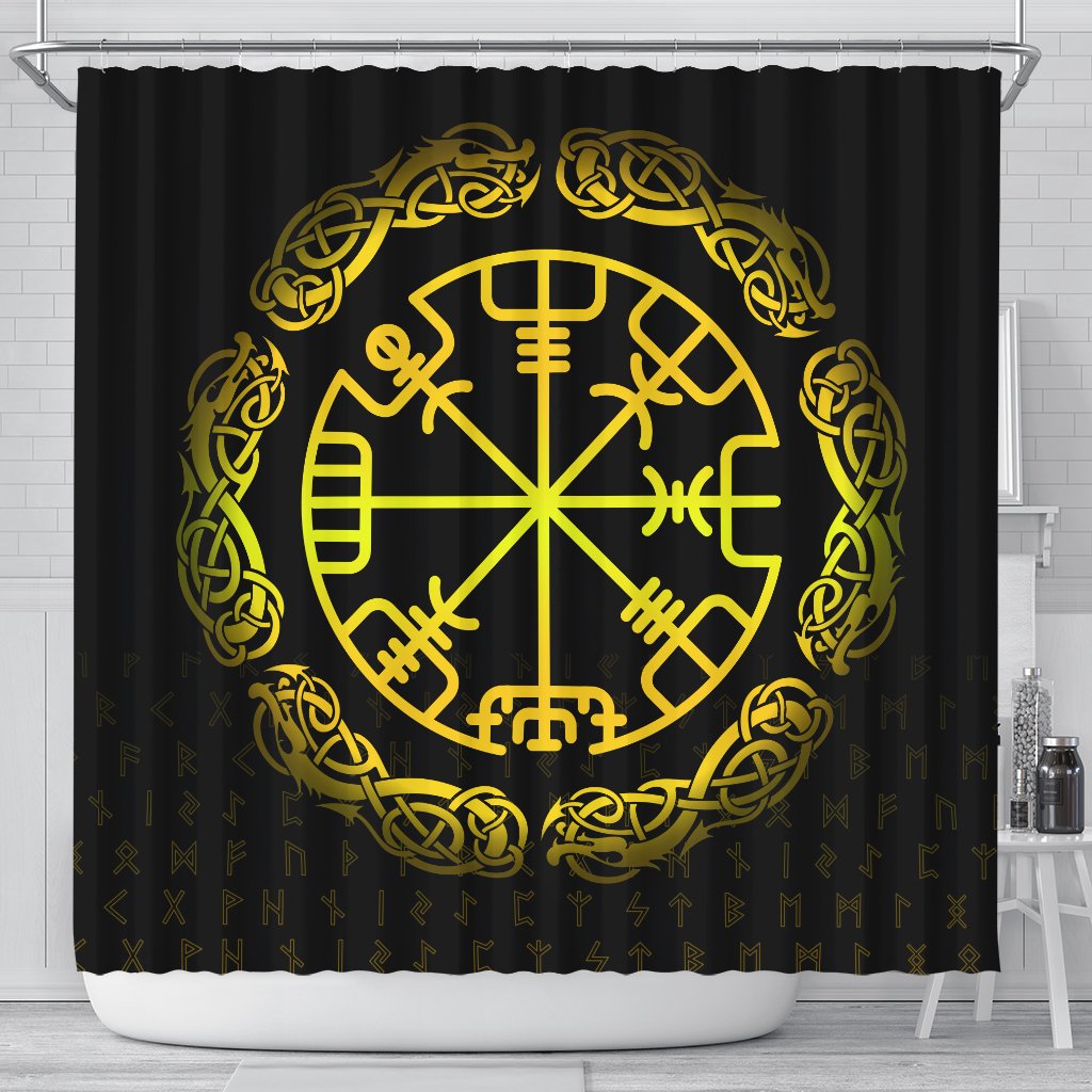 viking-shower-curtain-vegvisir-special-yellow