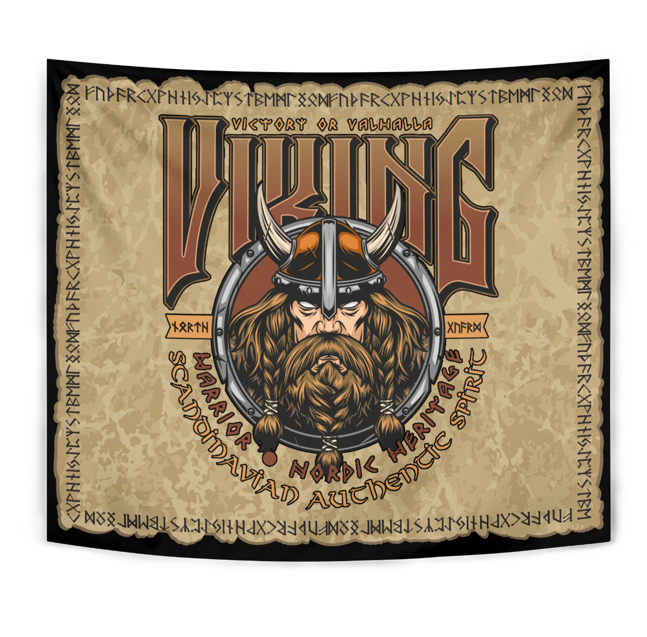 Viking Tapestry - Viking Warrior Nordic Heritage RLT12 - Wonder Print Shop