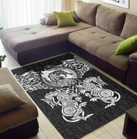 Viking Area Rug Viking Wolf Area Rug RLT12 - Wonder Print Shop