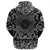 Viking Hoodie Vintage Pattern and Norse Runes with Bandana Paisley Style RLT12 - Wonder Print Shop