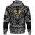 Viking Hoodie Vintage Retro Badass Skull Warrior with Bandana Paisley Style RLT12 - Wonder Print Shop