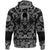 Viking Hoodie Vintage Skull With Beard with Bandana Paisley Style RLT12 - Wonder Print Shop