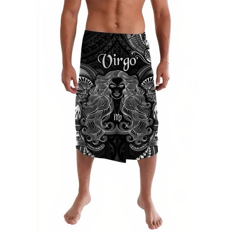 Virgo Zodiac Polynesian Lavalava Unique Style - Black LT8 - Wonder Print Shop
