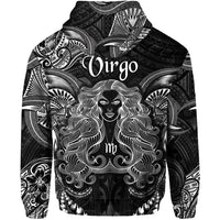 Virgo Zodiac Polynesian Hoodie Unique Style - Black LT8 - Wonder Print Shop