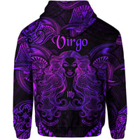 Virgo Zodiac Polynesian Hoodie Unique Style - Purple LT8 - Wonder Print Shop