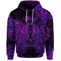 Virgo Zodiac Polynesian Hoodie Unique Style - Purple LT8 - Wonder Print Shop