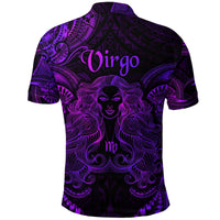 Virgo Zodiac Polynesian Polo Shirt Unique Style Purple LT8 - Wonder Print Shop