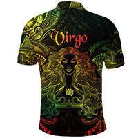 Virgo Zodiac Polynesian Polo Shirt Unique Style Reggae LT8 - Wonder Print Shop