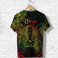 Virgo Zodiac Polynesian T Shirt Unique Style Reggae LT8 - Wonder Print Shop