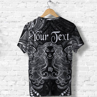 Custom Virgo Zodiac Polynesian T Shirt Unique Style Black LT8 - Wonder Print Shop