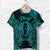 Custom Virgo Zodiac Polynesian T Shirt Unique Style Turquoise LT8 - Wonder Print Shop
