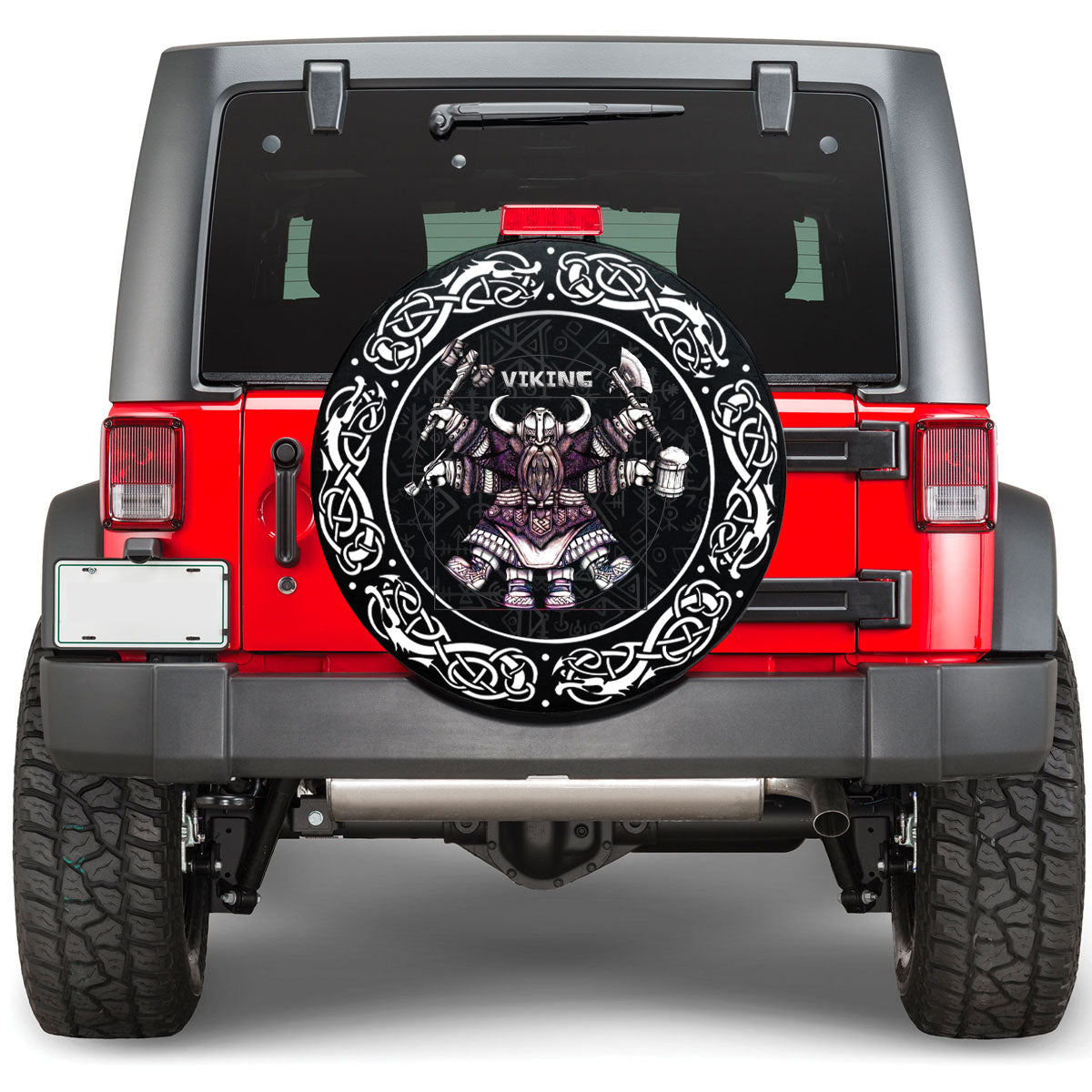 Viking Vitruvian Viking Viking Spare Tire Cover RLT12 - Wonder Print Shop