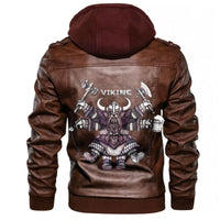 Viking Vitruvian Viking Leather Jacket RLT12 - Wonder Print Shop