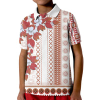 Custom Fiji Polo Shirt Tagimoucia Mixed White Tapa Style - Wonder Print Shop