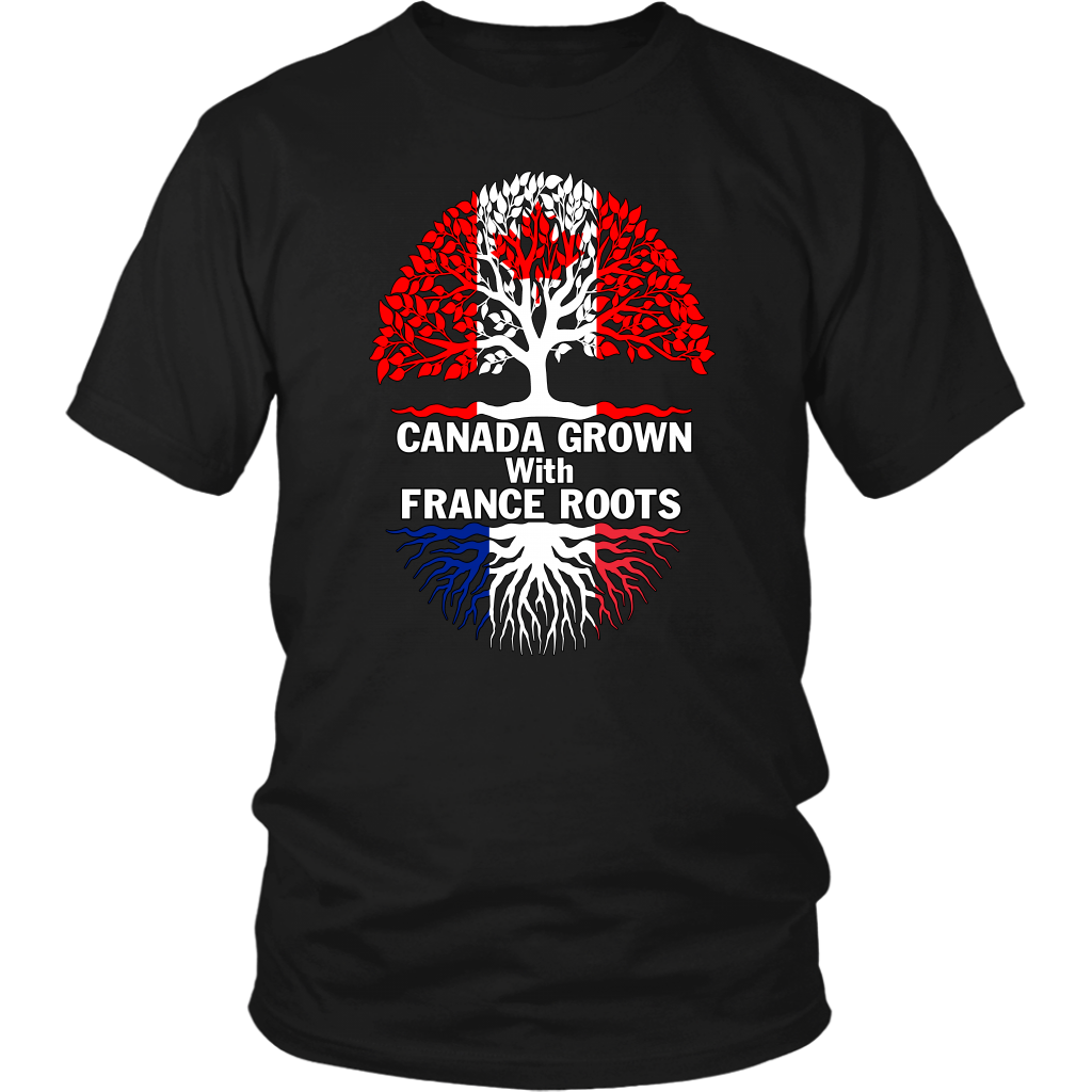 canada-grown-with-france-roots-t-shirthoodie
