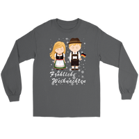 Germany Chirstmas T Shirt MenS And Ladies Frohliche Weihnachten - Wonder Print Shop