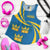 Sweden Three Crowns Personalised Women Racerback Tank Heja Sverige - Wonder Print Shop