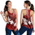 Personalised Fiji Day Women Racerback Tank Flying Fijians Masi Kesa Style - Red - Wonder Print Shop