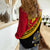 (Custom Personalised) Papua New Guinea Rugby Women Casual Shirt The Kumuls PNG LT13 - Wonder Print Shop