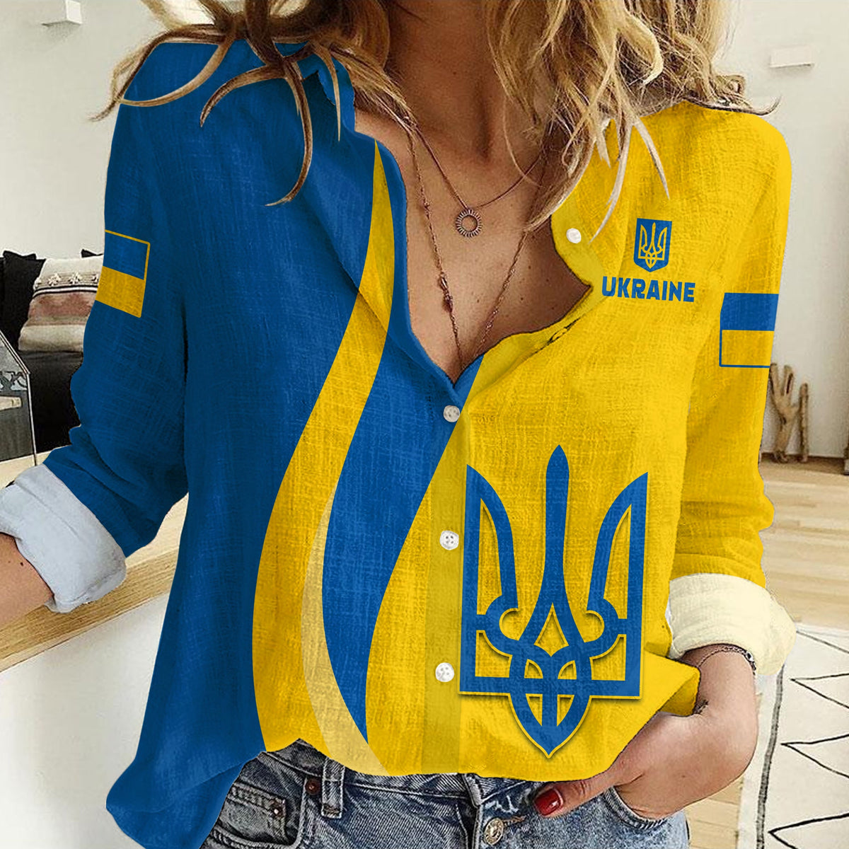 Ukraine Women Casual Shirt Always Proud Ukraine LT13 - Wonder Print Shop