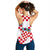 Croatia Football Women Racerback Tank Vatreni Hrvatska Champions 2022 World Cup LT13 - Wonder Print Shop