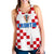 (Custom Personalised) Croatia Football Women Racerback Tank World Cup Champions 2022 Hrvatska LT13