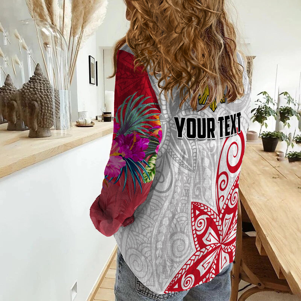 (Custom Personalised) Philippines Women Casual Shirt Sun Filipino Polynesian mix Flowers Special Vibe LT13 - Wonder Print Shop