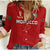 (Custom Text and Number) Morocco Football Women Casual Shirt Champions World Cup Soccer Proud LT13 - Wonder Print Shop