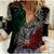 Custom Personalised Mexico Women Casual Shirt Warrior Eagle Aztec LT13 - Wonder Print Shop