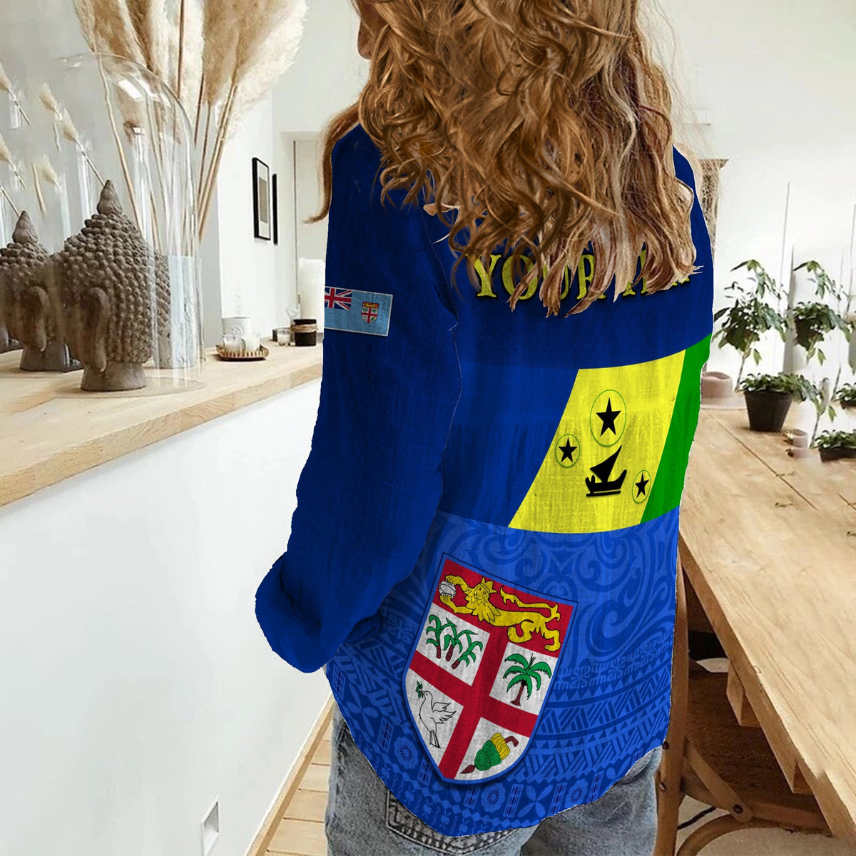 (Custom Personalised) Malampa Fiji Day Women Casual Shirt Vanuatu Proud LT13 - Wonder Print Shop