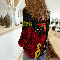 Custom Personalised Papua New Guinea Anniversary Women Casual Shirt 47th Independence Day Since 1975 LT13 - Wonder Print Shop