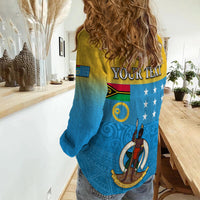 (Custom Personalised) Sanma Province Women Casual Shirt Vanuatu Proud LT13 - Wonder Print Shop