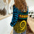 Torba Province Women Casual Shirt Vanuatu Pig Tusk Polynesian Flag Style - Wonder Print Shop