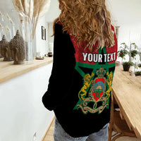 (Custom Personalised) Morocco Western Sahara Women Casual Shirt Map Black Moroccan Is Always In My Heart - Wonder Print Shop