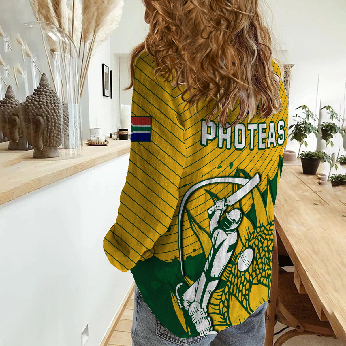 South Africa Cricket Women Casual Shirt Go Proteas Unique Style - Wonder Print Shop