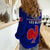 France Rugby Women Casual Shirt Outgoing Tour Allez Les Bleus - Wonder Print Shop