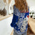 Custom Personalised New Zealand Christmas Women Casual Shirt Hei Tiki Blue Pohutukawa Meri Kirihimete - Wonder Print Shop