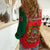 Morocco Football Women Casual Shirt Atlas Lions Red World Cup 2022 - Wonder Print Shop