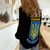Ukraine Women Casual Shirt Ukraine Gold Trident Slava Ukraini Black - Wonder Print Shop