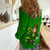 (Custom Personalised) Ireland Women Casual Shirt Saint Patricks Day Happy Leprechaun And Shamrock - Wonder Print Shop
