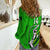(Custom Text And Number) Pakistan Cricket Women Casual Shirt Go Shaheens Simple Style - Wonder Print Shop