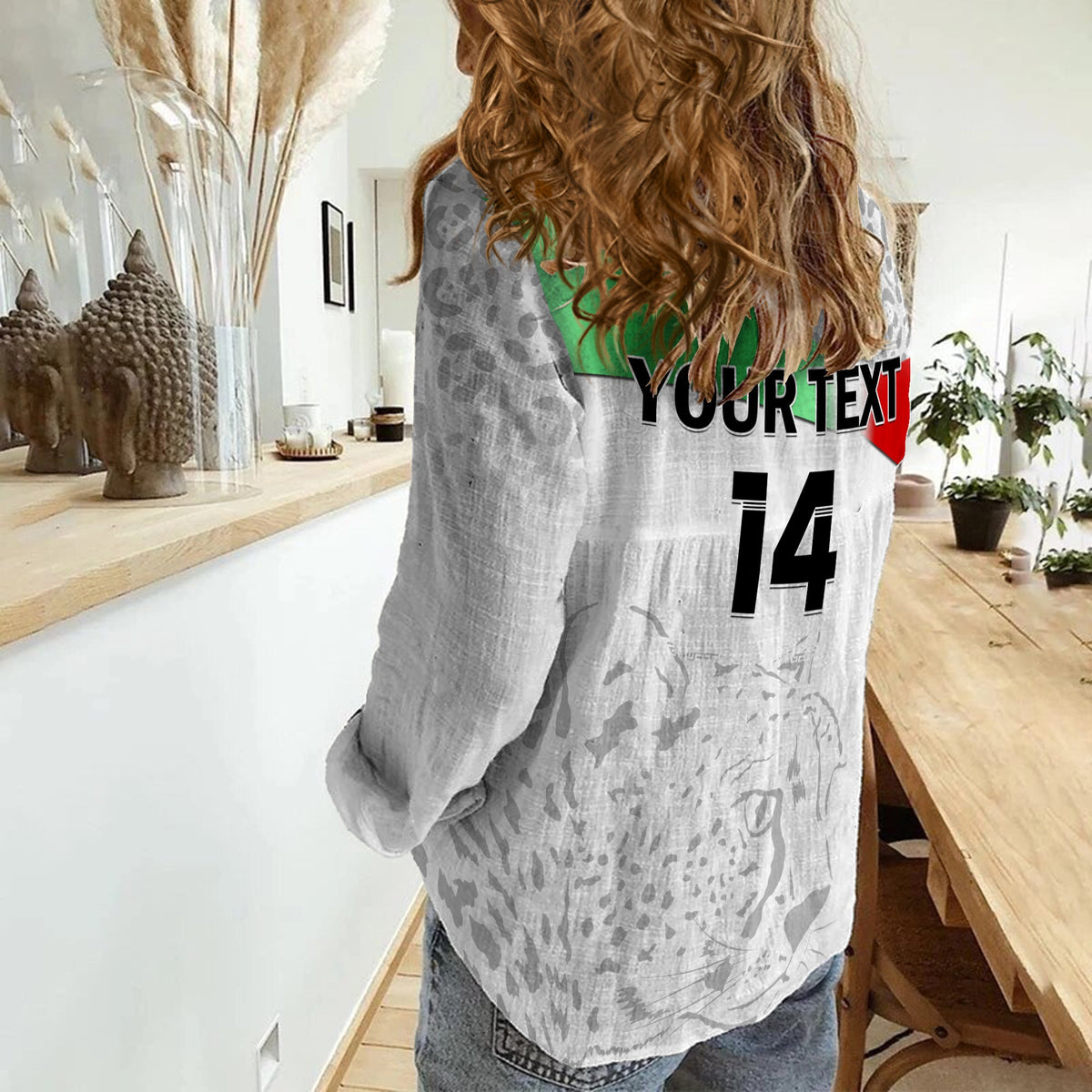 (Custom Text And Number) Iran Football Women Casual Shirt Team Melli World Cup 2022 - Wonder Print Shop