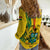 (Custom Personalised) Ghana Women Casual Shirt Ghanan Coat Of Arms Mix Kente Pattern - Wonder Print Shop