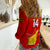 (Custom Text And Number) Zimbabwe Cricket Women Casual Shirt The Chevrons ODI Style - Wonder Print Shop
